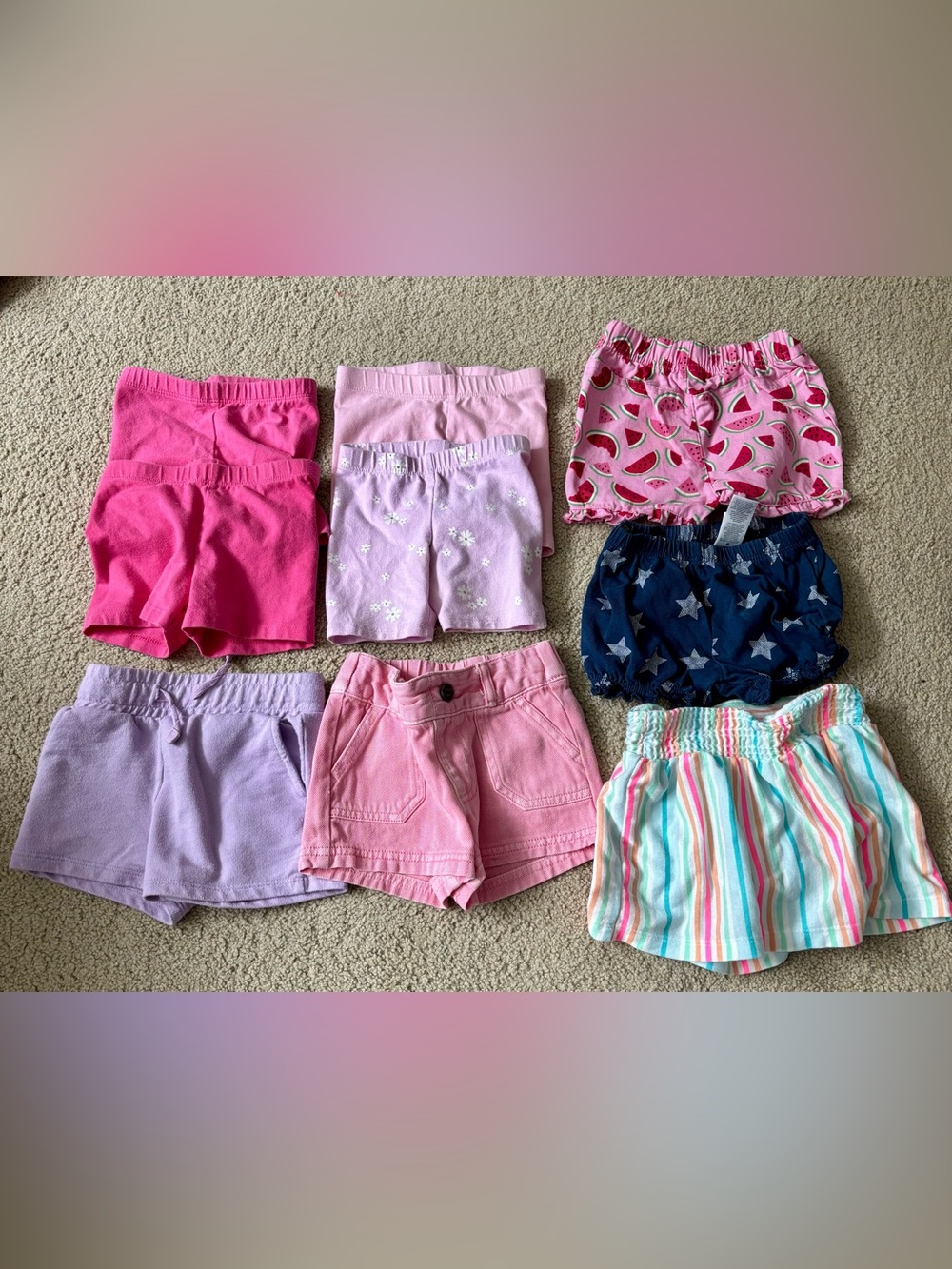 Girls Shorts Bundle- 12 Months